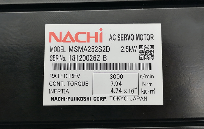 NACHI那智伺服電機(jī)MSMA252S2D NACHI那智伺服電機(jī)MSMA252S2D
